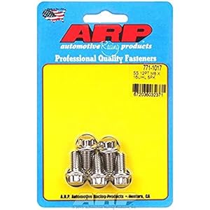 Stainless Steel ARP Bolts (M8 x 1.25 x 16, Set of 5)