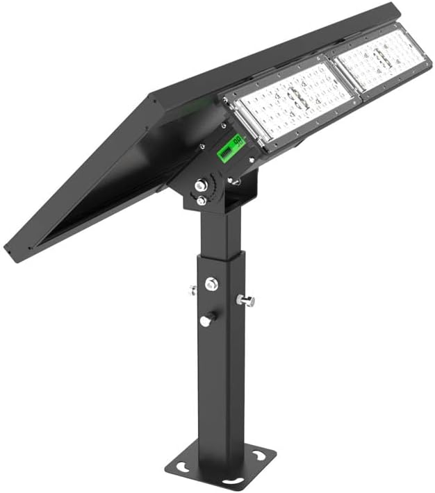 KASTLITE LED Solar Flood Light – 20W Off-Grid Solar Powered LED Flood Light – 4000K, 2000 Lumens Output, 150W HID Equivalent – All in One Lighting for Signage, Billboards, Pathways, Gardens & More