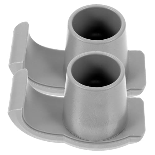 IWOWHERO 2 Pack Elderly Crutch Feet Caps Skidproof Walker Tips for Canes Accessories for Crutches Canes Anti-Slip Wear-Resistant