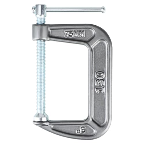 Image of Olympia Tools Heavy Duty Cast Iron C-Clamps with 3-Inch Jaw Opening and 2-Inch Throat, 36 Pack