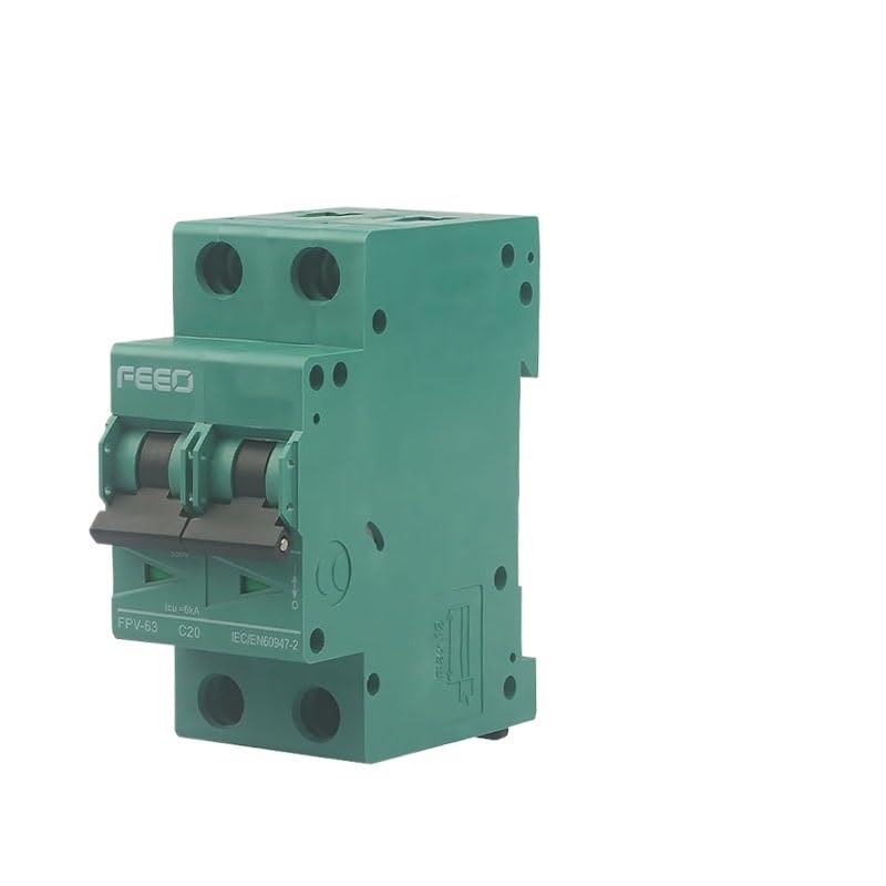 Magnetotermico FPV-63 2P 800VDC 6A 10A 16A 20A 25A 32A 40A 50A 63A DC MCB Solar Mini Circuit Breaker Interruttore fotovoltaico for il sistema di protezione solare Interruttore Magnetotermico (Size :