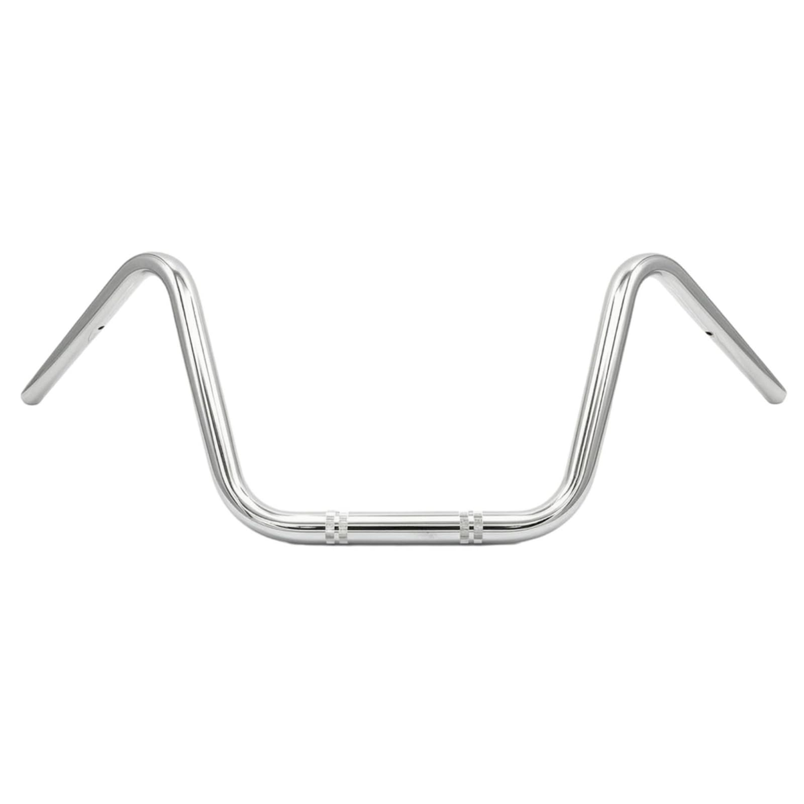 Guidon avec Cintre Haut Customisé, Électro-argent