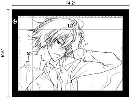 NXDRS Light Pad Copy Board, Drawing Light Pad A4 Ultra Thin Adjustable Brightness LED Light Board for Art Tracing