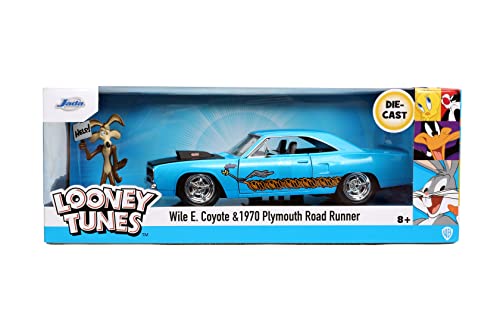 Auto a escala 1:24 Jada 1970 Plymouth Roadrunner Looney Tunes miniatura 2