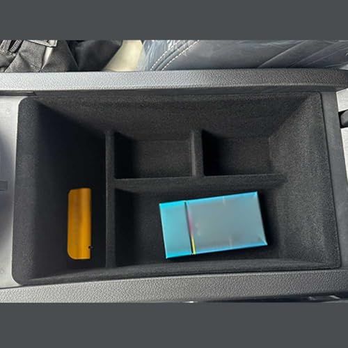 Gdfnmogo Boîte de rangement pour accoudoir central de voiture pour Chery Jaecoo J5 (2025+) et Tiggo 4 Pro – Organiseur intérieur en ABS avec ajustement pour compartiment d'accoudoir central de
