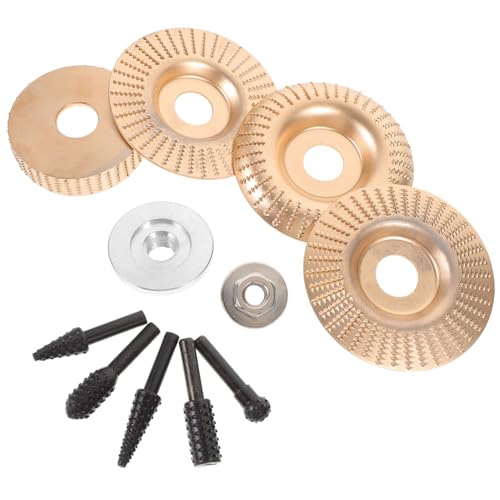 KESYOO 角可能な木工用研磨ホイール 点 木材切削 研削 研磨用 アングルグラインダー対応 高精安定性 角彫刻用工具アクセサリー