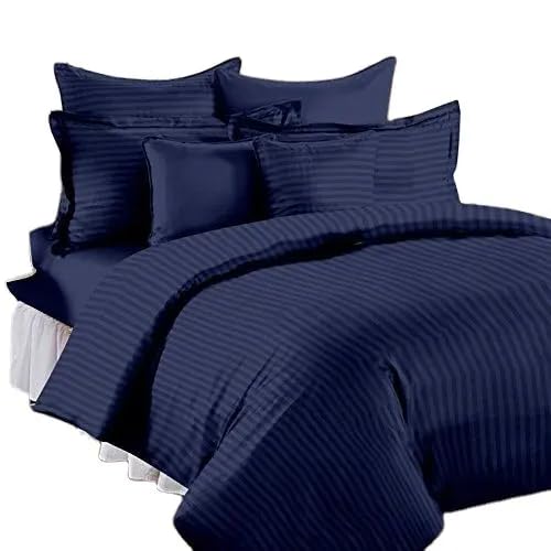 6Pcs Bed Sheet King Size Set With Duvet Cover 220x240 Microfiber Bed Sheets Bedding Set Includes 1 Fitted Sheet, 1 Quilt Cover & 4 Pillows Cases (Royal Blue, 6Pcs Duvet Cover Set- King)
