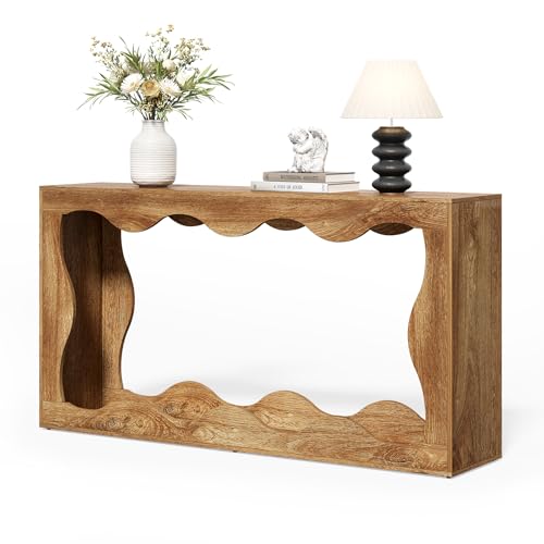 LITTLE TREE 63-Inch Console Table, Chic Design, Sofa Table Behind CouchLiving Room, Hallway