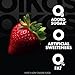 Oikos Triple Zero Strawberry Nonfat Greek Yogurt, 0% Fat, 0g Added Sugar and 0 Artificial Sweeteners, Just Delicious High Protein Yogurt, 5.3 OZ Cup