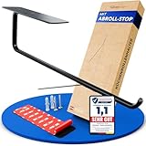 WOHNHELD® Der Küchenrollenhalter ohne Bohren - Zum Einhändig Abreißen - Extrem Stabil - Papierrollenhalter Wand Zewa Rollenhalter selbstklebend - Schwarz