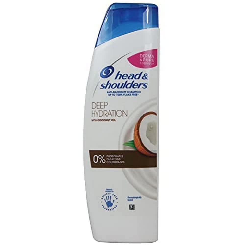 Head & Shoulders Deep Hydration With Coconut Oil Anti-Dandruff Shampoo 250 ml 8.45 oz Head & Shoulders Deep Hydration With Coconut Oil Anti-Dandruff Shampoo 250 ml 8.45 oz