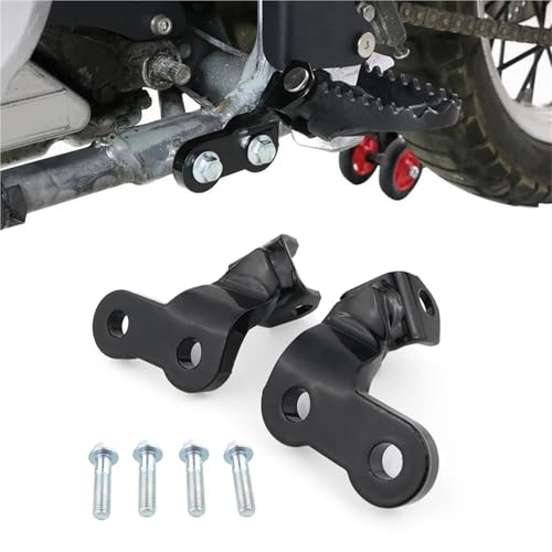 Supports d'abaissement de repose-pieds Suzuki DR650 en acier durable pour trail