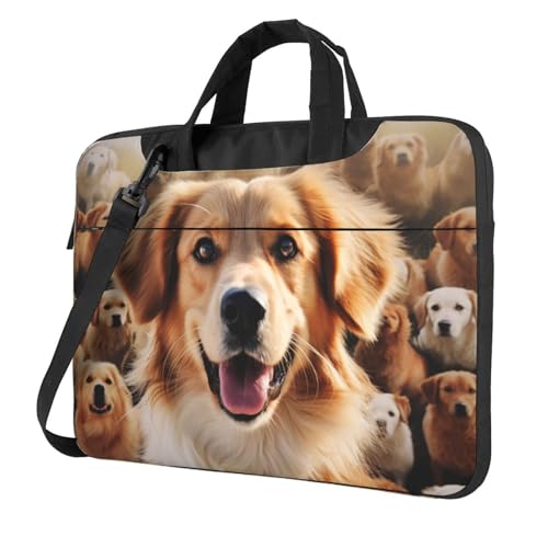 Bolso Tote para Laptop con diseño de Retriever para hombres y mujeres miniatura 1