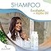 Puurest Shampoo ohne sulfate parabene und silikone, ohne alkohol, ohne salz - natural & vegan - sulfatfreies, parfümfrei - mit Eukalyptusöl & Jojobaöl, 250ml