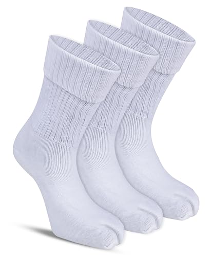 Image of RC. ROYAL CLASS Women Woolen Winter Wear Thermal Thumb Socks, Calf Length Terry Thick Towel Cushioned, Warm & Cozy Thermal Thumb Socks For Women (Pack of 3 Pairs)