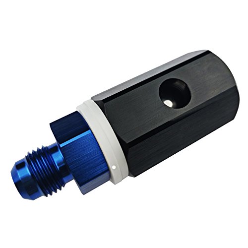 Fuel Cell Vent Roll Over Valve 6An Male Flare Fuel Rail Line Rollover Tip Valve Hose Fitting Adapter An6 Aluminum #TOP1