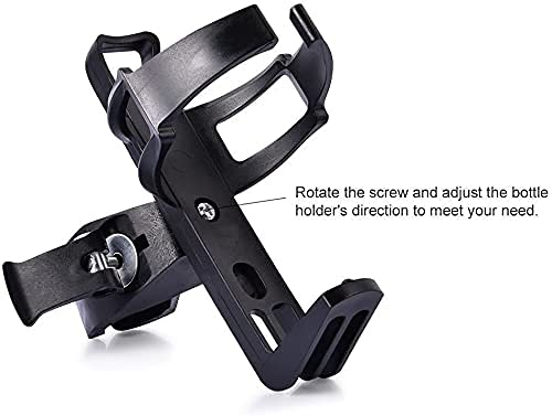 Image of ShreNik Cycle Bottle Holder for Bicycle Water Bottle Cage Holder Bracket with Adjustable Clamp MTB Bikes