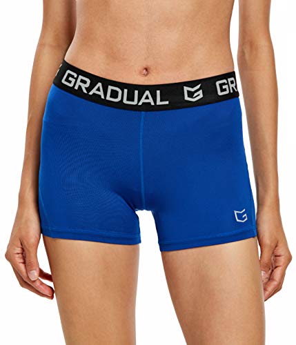 image for G Gradual Women's Spandex Compression Volleyball Shorts 3