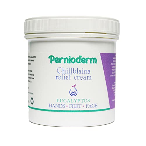 Veil Cover Cream Pernioderm Chilblains Relief Cream with Eucalyptus 200g | Calm and soothe chilblains on hands feet and face