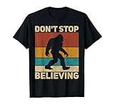 Don't Stop Believing Sasquatch Costume Mens Big Foot Bigfoot T-Shirt