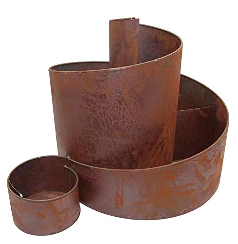 Preisvergleich Produktbild Kräuterschnecke Kräuterspirale Hochbeet Edelrost Ø 58 cm