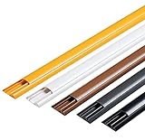 Hm Vicyy Canaletas Decorativas para Cables de TV,Una solución cómoda Que Organiza y Cubre los Cables de TV en la Pared