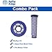 Fette Filter Combo Pack Vacuum Filters | Contains 1 HEPA Post Filter & 1 Pre-Filters Compatible with Dyson DC41, DC65, DC66 Vacuum Cleaners. Compare to Part #920769-01 & #920640-01. Pack of 1