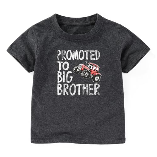 Promoted to Big Brother t Shirt for Boys Bro Toddler Shirts Boy Outfit