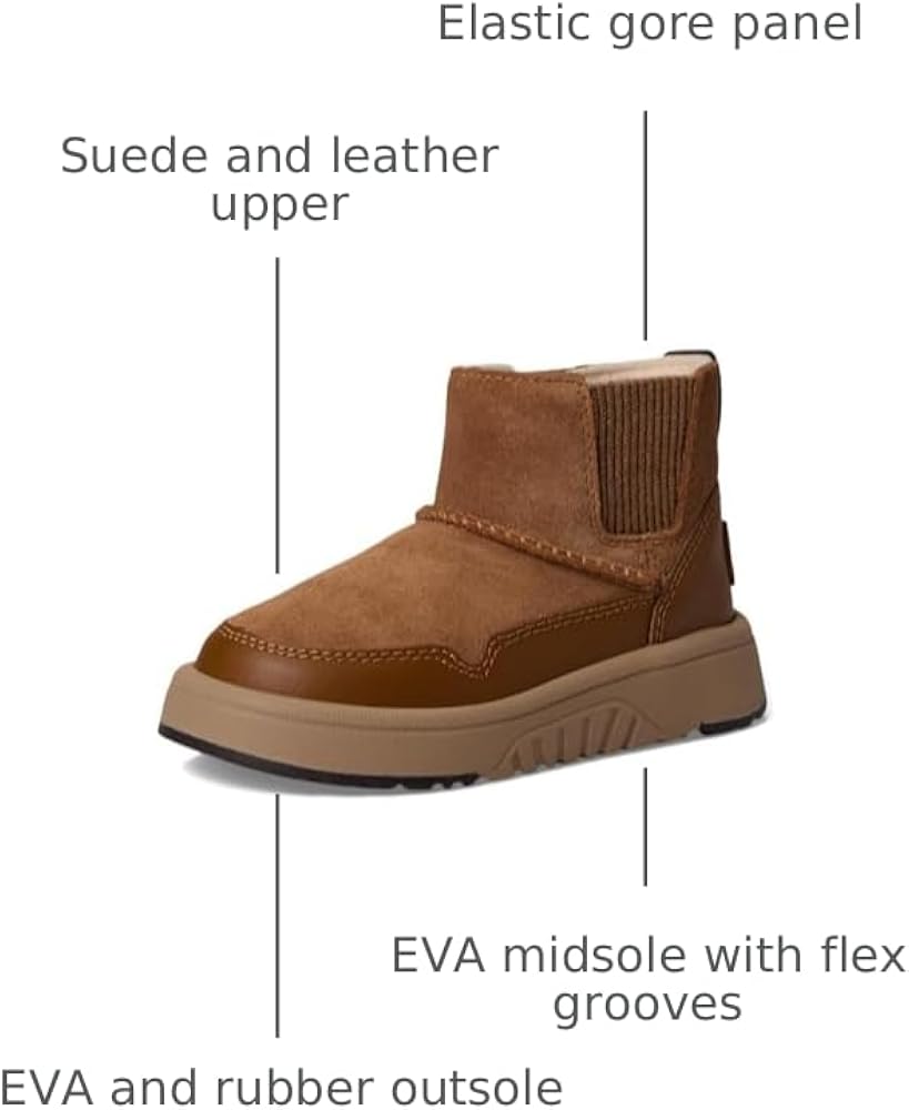 Amazon.com | UGG Kids' T Hamdi Sneaker, Chestnut, 3 | Sneakers