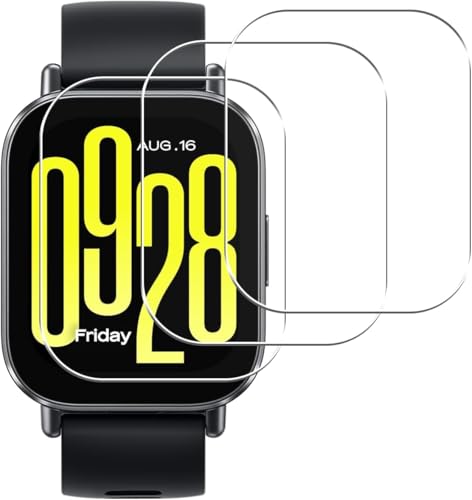 �y3���Z�b�g- ���Y���Ɏq�f�ށz�Ή� Xiaomi Redmi Watch 3 Active �t�B���� Redmi Watch 3 Active �p�� �ی�t�B���� ��ʕی�V�[�g �t���V�[�� �J�o�[ �t���ی� �\�t�g PET������ �Y�f�@�� 3D�J�o�[ 