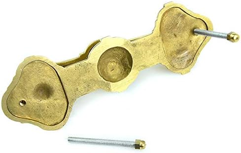 Victoria Antique Designer Sunflower/Neptune Door Knocker Polished Brass