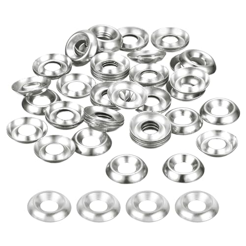 Rondelles de finition fraisée #8 inox 304 robustes pour quincaillerie durable