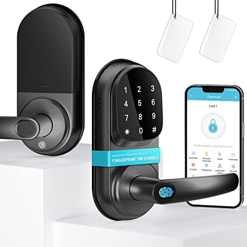 Keyless Entry Door Lock, Smart Lock, Smart Door Lock, Smart Lock for Front Door, Door Lock with Keypad, Fingerprint Door Lock, Biometric Door Lock, Digital Door Lock, Electronic Door Lock