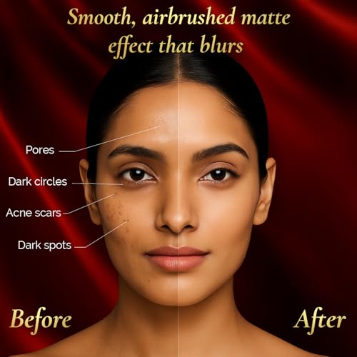 Image of FACES CANADA 3in1 Hydra Matte Compact Powder - Sand 04, 9g | Foundation + Moisturizer + Sunscreen SPF 15 | Mattifying | Controls Oil & Sweat | Conceals Dark Spots & Acne Scars | Buildable Coverage | Lightweight