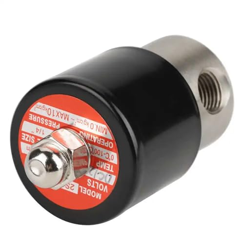 Vanne électrique N/C en acier inoxydable 304 de haute résistance 12V