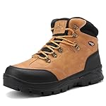 AX BOXING Botas Hombre Invierno Botas Montaña Forr...: Forro Cálido : Estas botas de invierno para hombre están forradas con cálido pelo sintético para mantener los pies calientes y acogedores en invierno Diseño Anticolisión : la puntera de goma de las zapatos de trekking y senderismo hombre está diseñad...