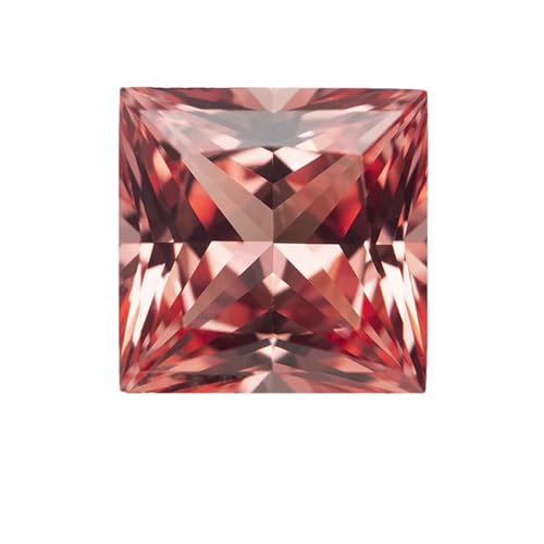 Saphir Padparadscha de laboratoire princesse pour haute joaillerie