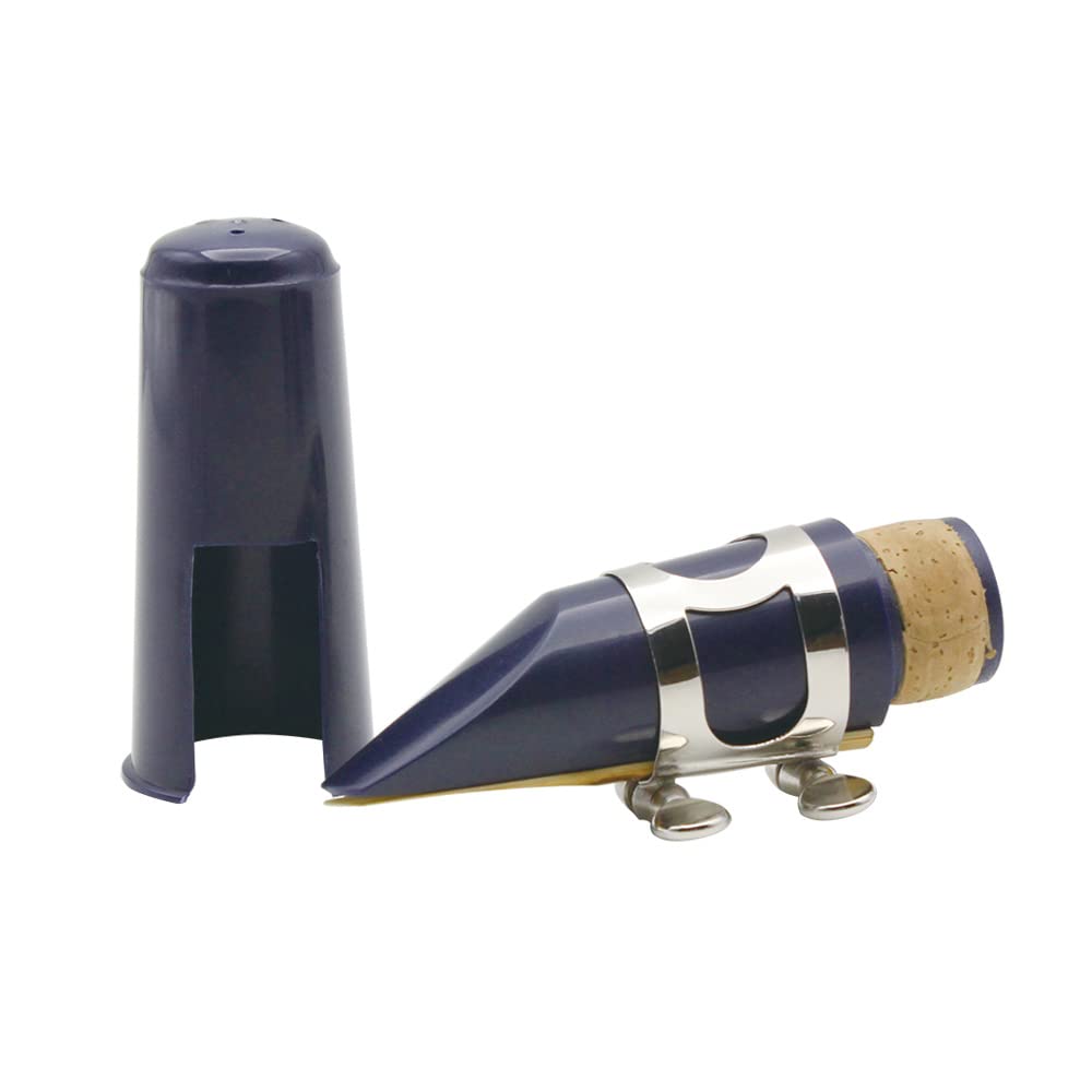 Klarinette ABS 17 Tonart bB Flach Sopran Binokularklarinette mit Reinigungstuch Handschuhe 10 Rohrblätter Schraubendreher Rohrblattetui Holzblasinstrument