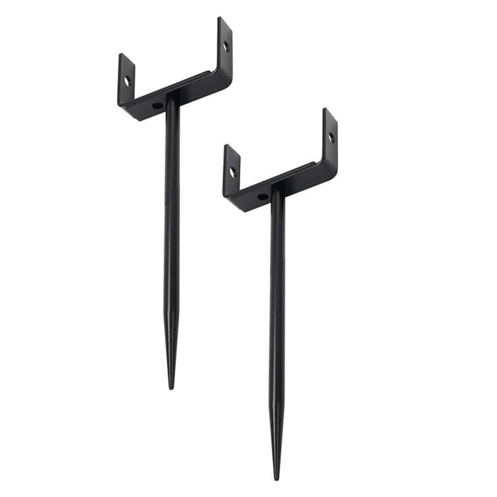 Piquets support gouttière x2 pour fixation de tuyau pluie