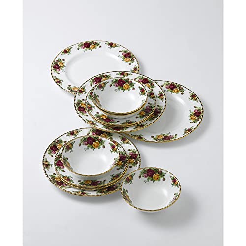 Royal Albert Old Country Roses 12-Piece Dinnerware Set