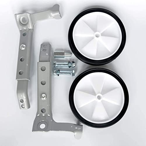 Bicycle Training Wheels Stabilizers With Mounted Bracket Screws For Kids Of 16 18 20 22 24 Inch Bikes (Silver) #TOP7
