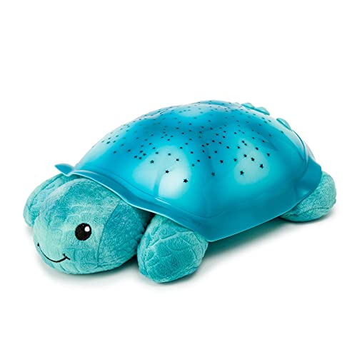 Cloud b Comforting Nightlight Star Projector w/ Soothing Sounds | Gentle Brightness | 3 Colors | Auto-Shutoff | Twinkling Twilight Turtle Aqua