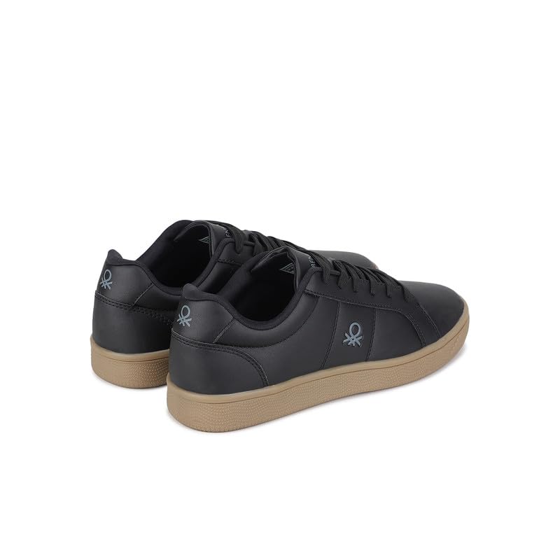 Image of United Colors of Benetton Mens United Colors of Benetton Solid Lace-up Basic Knot Sneakers Sneaker