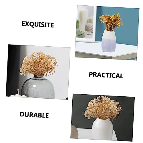 Ramo de 6 flores secas Babys Breath decorativas miniatura 4