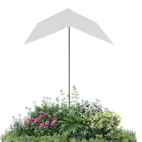 Parasol de jardin pour plantes auvent étanche et anti-UV