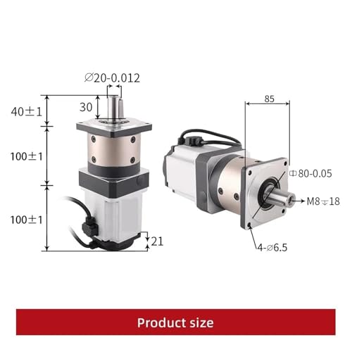 Servomoteur alternatif pour machine à coudre avec réducteur de précision 5-1