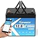 KEPWORTH LiFePO4 Battery 100Ah 12V Lithium Batteries, Built-In 100A Bluetooth BMS with Low-Temp Protection, Group 24 Deep Cycle, for RV, Boat, Solar System, Trolling Motors etc.
