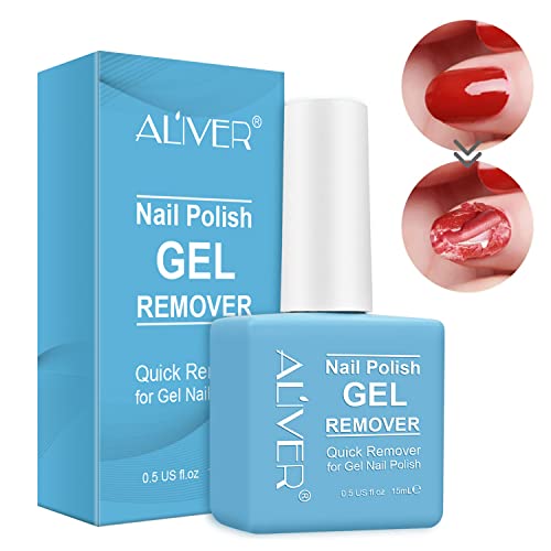 Gel Nail Polish Remover Fast Gel Polish Remover Quickily Removes Gels Nail Polish Within 2-4 Minutes - No Need for Foil Soaking or Wrapping 15ML