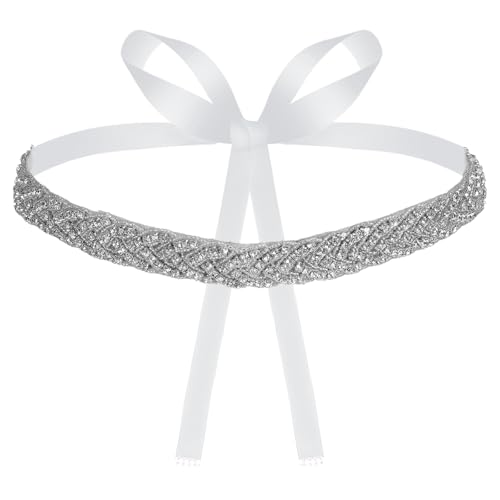 Bridal Belts for Wedding Dress,Wedding Belt for Bride Dress with Rhinestone,Bridal Belts for Weddings Dresses,Bride, Women, Dresses, Denim Skirt, Accessories Decoration