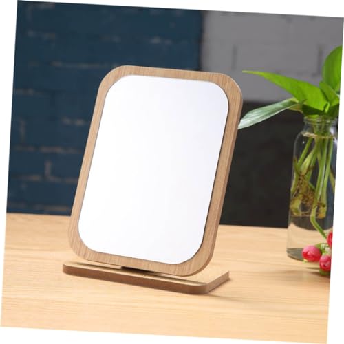Espejo Retro Plegable de Madera para Maquillaje miniatura 5